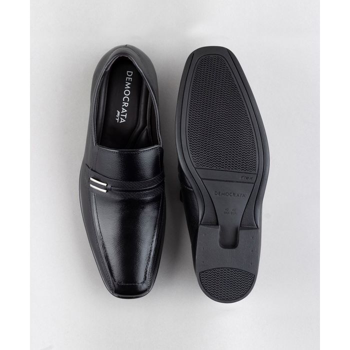 sapato social couro democrata jazz flex